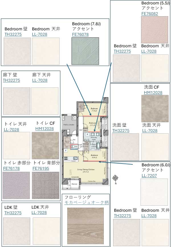 大阪市北区タワーマンションリノベーション内装コーディネート
