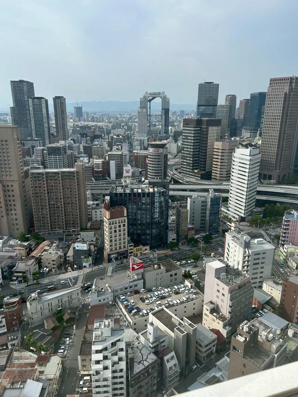 大阪市タワーマンション34階からの眺め