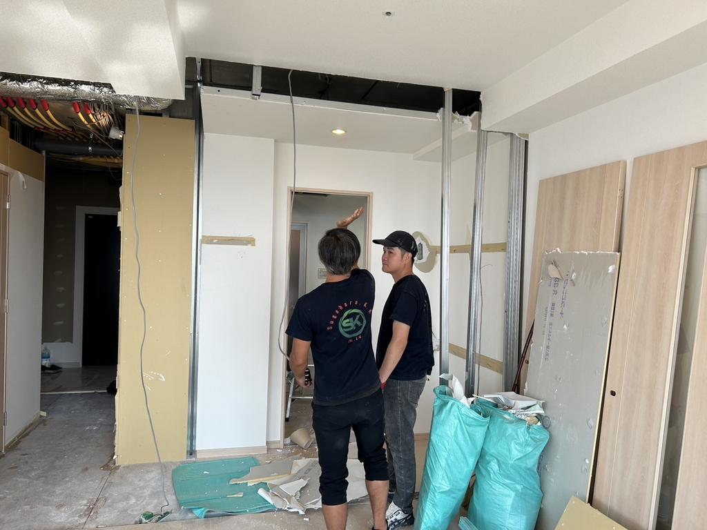 大阪市タワーマンションリノベーション・解体工事開始