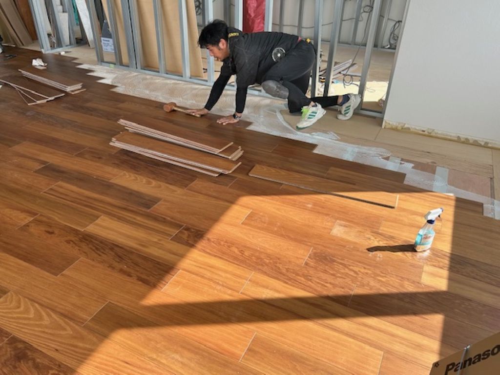 大阪市のタワーマンションリフォーム（フローリング貼り）