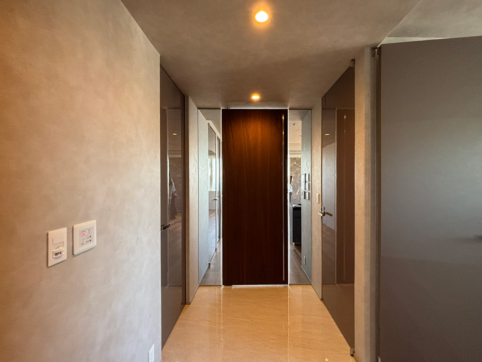 大阪市福島区タワーマンションリフォーム後・リビング・神谷コーポレーションフルハイドア