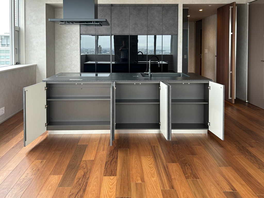 大阪市福島区タワーマンションリフォーム後パナソニックLクラスキッチン収納