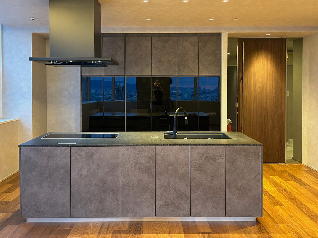 大阪市福島区タワーマンションリフォーム後パナソニックLクラスキッチン