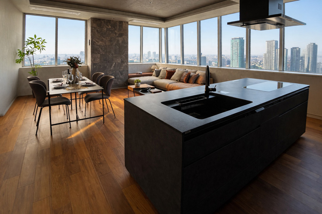 大阪タワーマンション施工後写真1