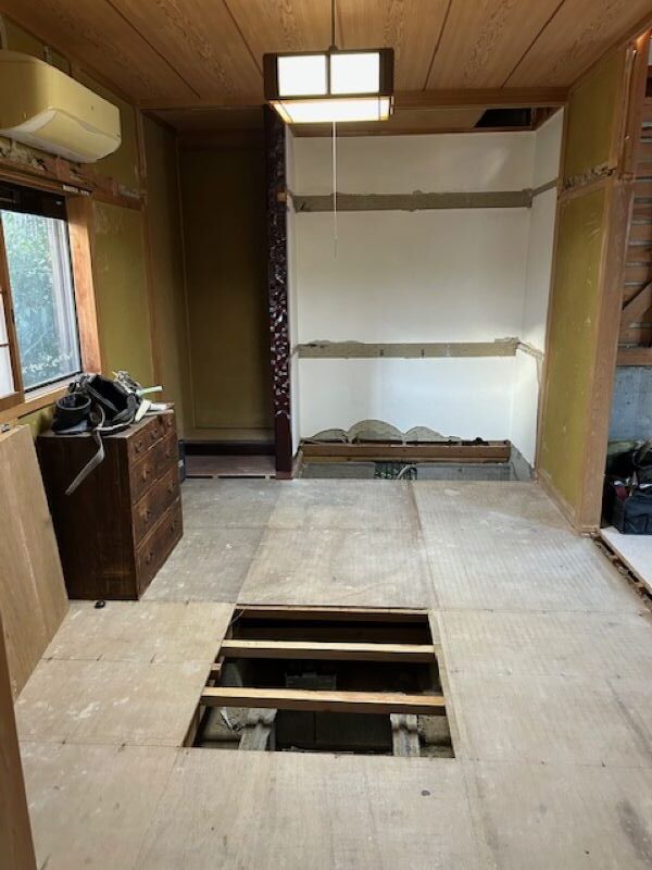 大阪市築40年の家リフォーム前和室